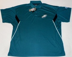 PHILADELPHIA EAGLES GOLF COACHES POLO SHIRT BIG MEN’S 4X 4XT 5X 6X GREEN NWT