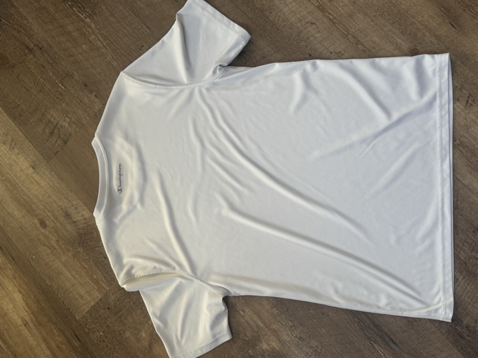 Champion Authentic Athleticwear Men's White Lightweight Crew Neck T-Shirt M gallery