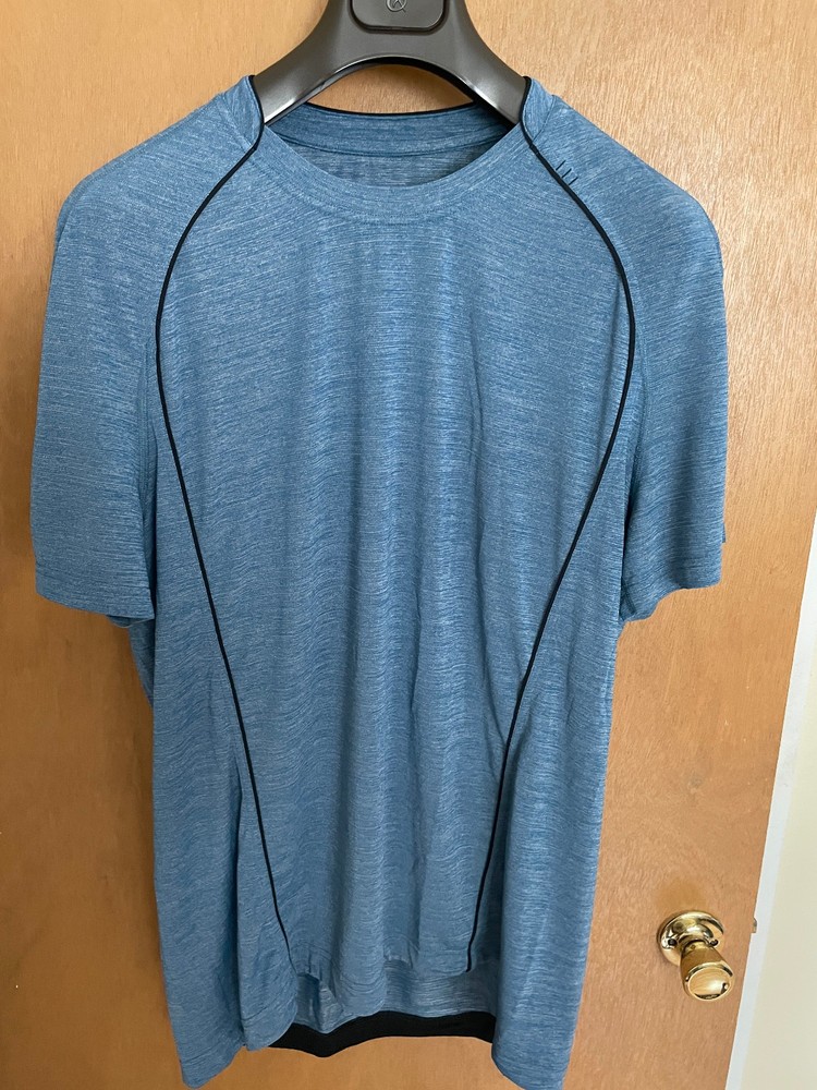 Lululemon Move It Tech Men's Short Sleeve - Stitch Blue XL