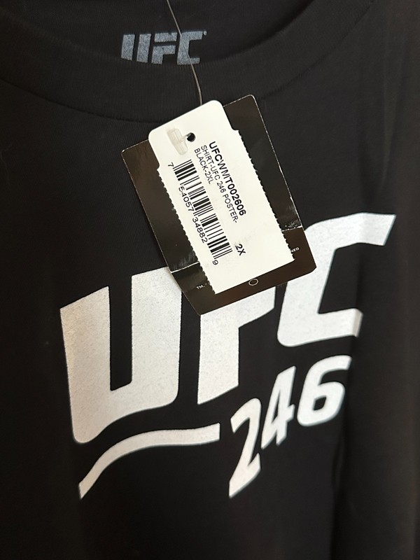 UFC 246 McGregor vs Cowboy Cerrone Official Event T-Shirt 2XL Black NWT 2020 gallery