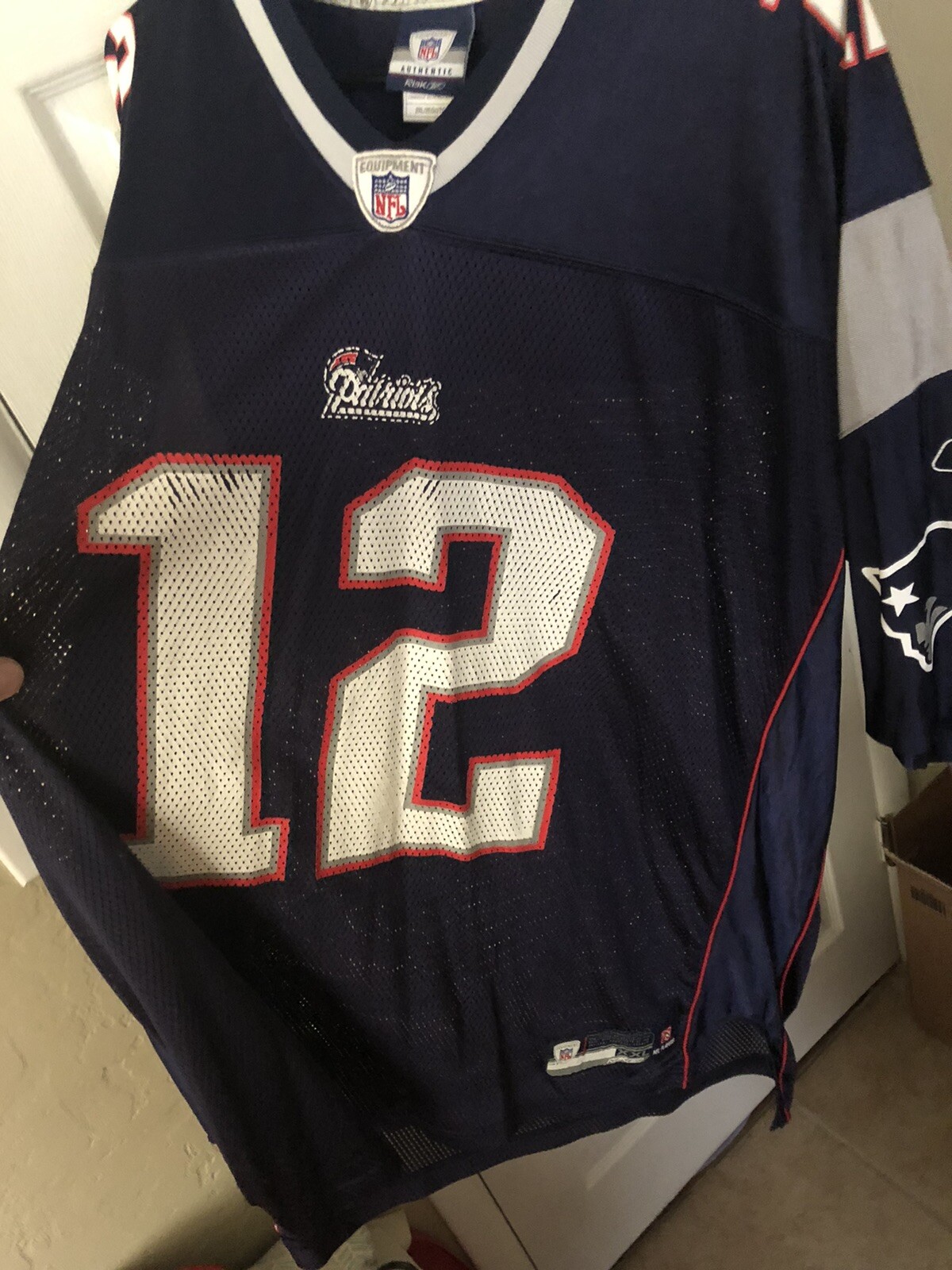 “PATRIOTS” VINTAGE, TOM BRADY FOOTBALL JERSEY, REEBOK, XXL gallery