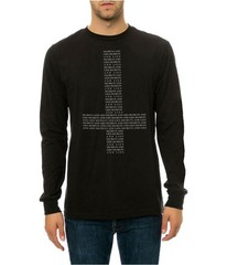 Black Scale Mens The Secrets And Lies LS Graphic T-Shirt, black, L