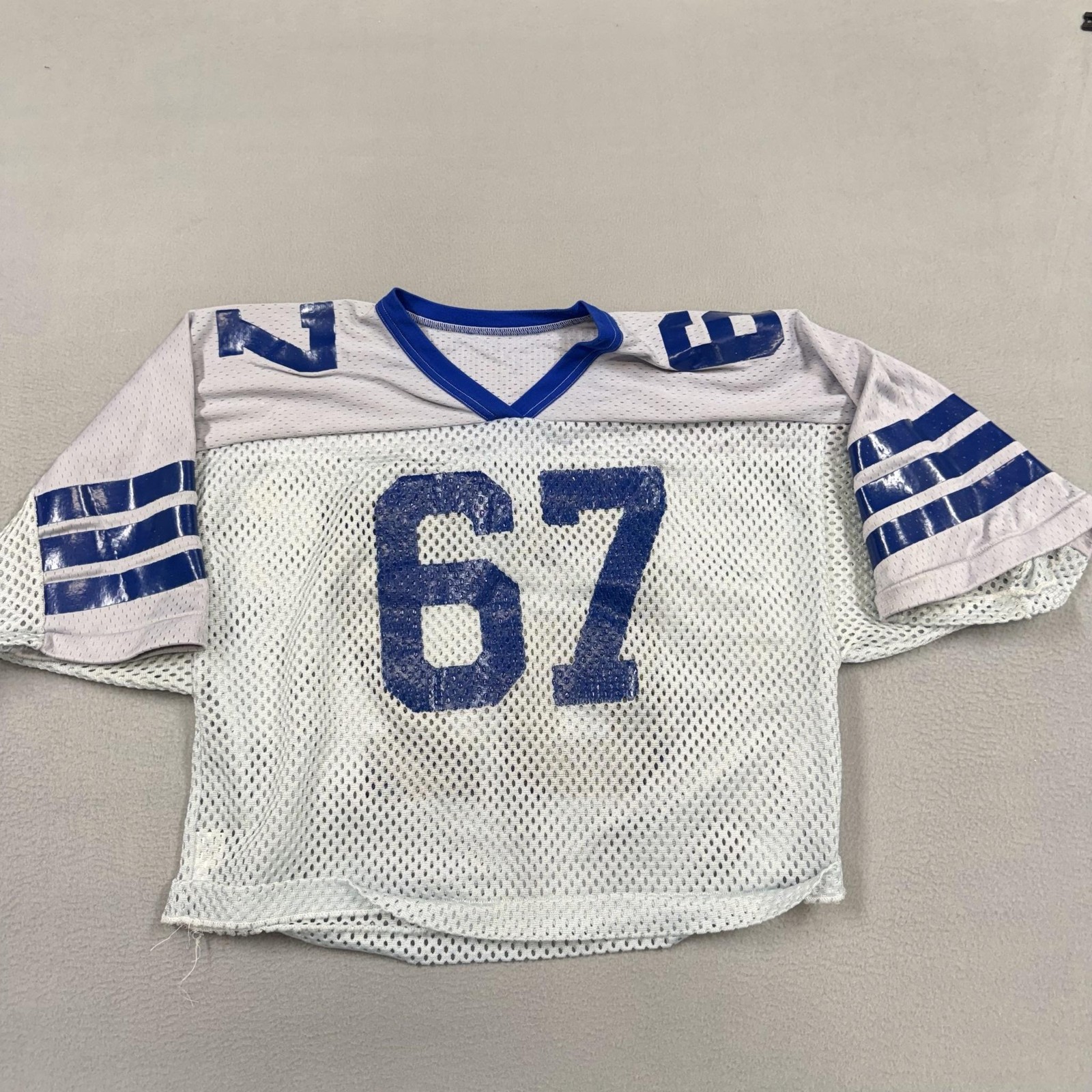 Cohn Athletic Service Co Shirt Mens Large White Mesh 67 Football Jersey Top gallery