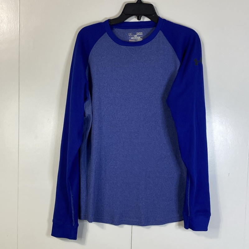 Under Armour Mens Medium Thermal Loose Fit Blue All Season Gear M gallery