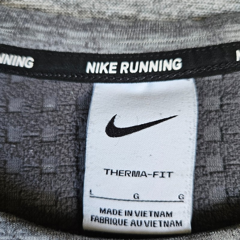 Nike Therma-Fit Repel Element Running Long Sleeve Shirt Gray Sz Large DM1169-068 gallery