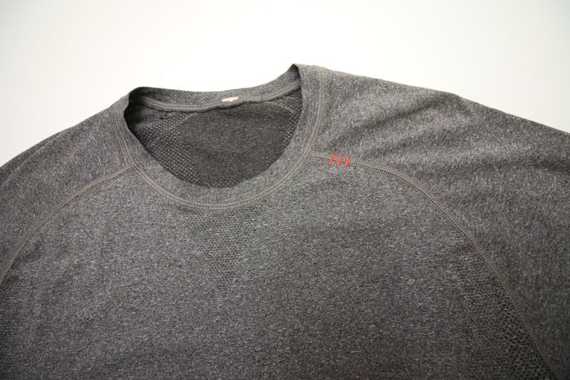 Lululemon Vent Tech T-Shirt Mens L 41" Chest Heather Gray Gym Workout gallery
