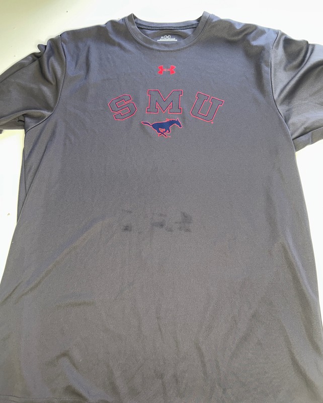 smu under armour shirt medium gray gallery