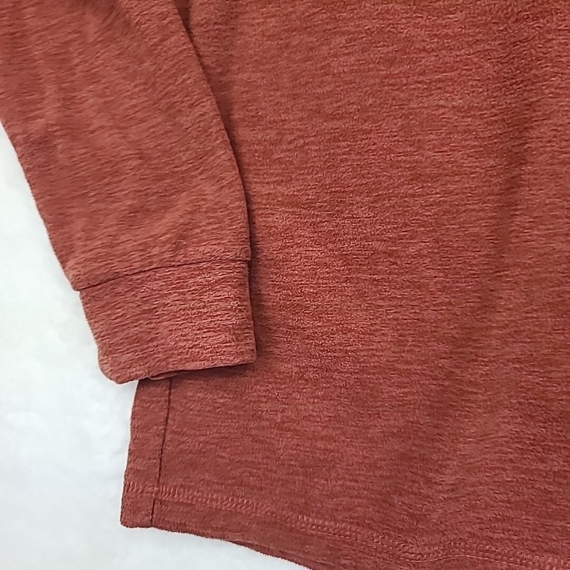 Magellan Outdoors Shirt Mens Medium Rust Fleece Classic Fit Moisture Wicking gallery