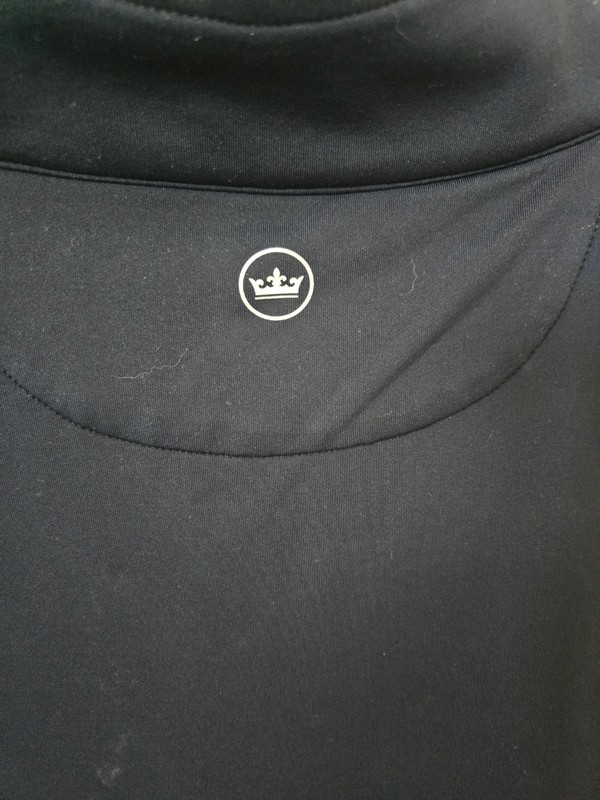 Peter Millar Sport Pullover XL Stanford University Coaching Black Sleeveless gallery
