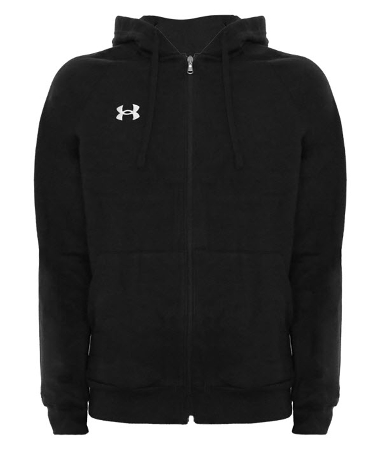 Under Armour Men RIVAL Fleece Jackets Black Running Casual GYM Shirt 1379767-001 gallery