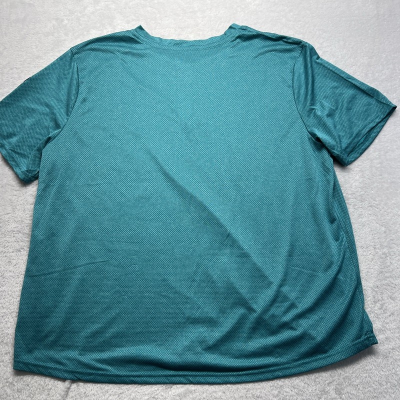 Canada Weather Gear 1/4 Button Crew Neck Short Sleeve Pullover Men XXL Blue gallery