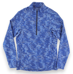 Lululemon Surge Warm Half Zip Fleece Pullover Blue Camo Men’s XS Athleisure