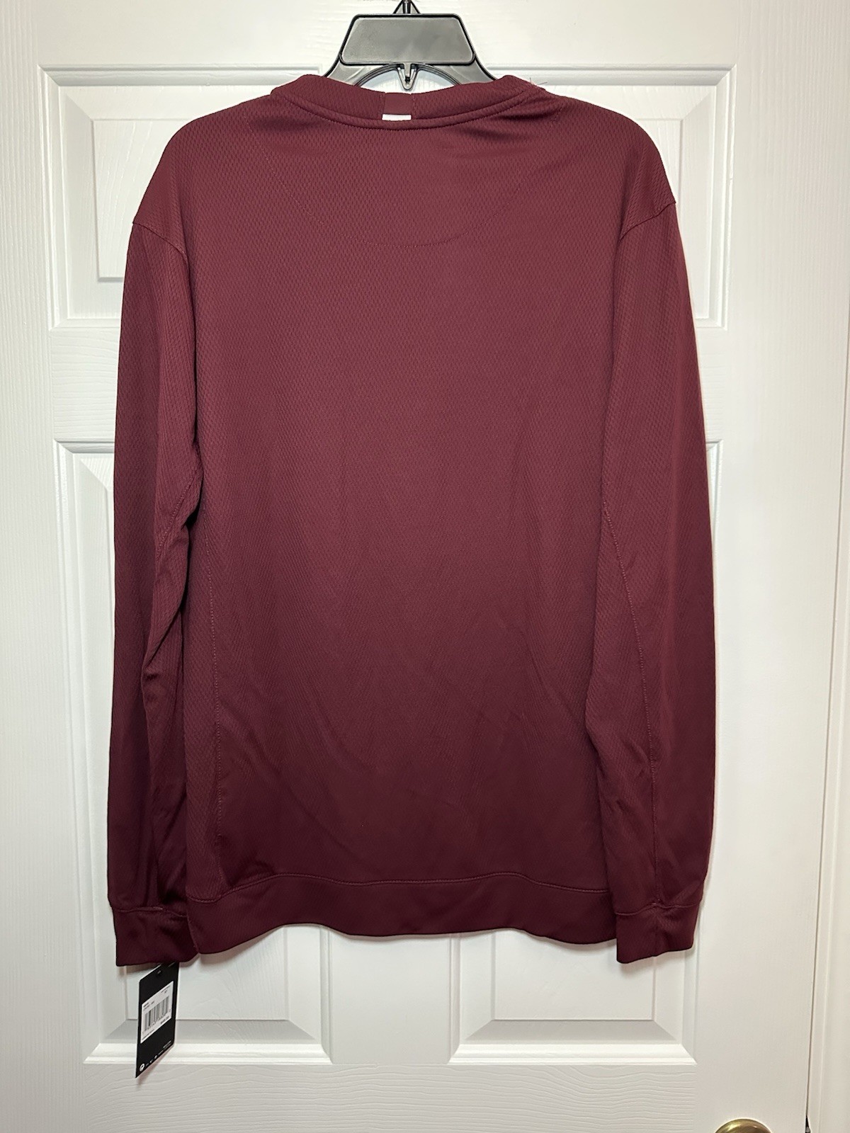 Sz ST Nike Team Dri-Fit Basketball Long Sleeve Classic Mesh Shirt Men CI4766-669 gallery