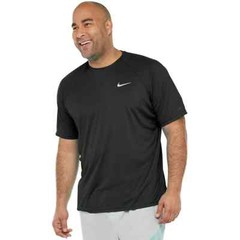 NWT NIKE MEN’S Big & Tall HYDROGUARD Swim T-Shirt Black