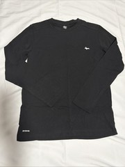 Athletic Works DriWorks Long Sleeve Black Shirt UP Logo MI Sz S Mens New