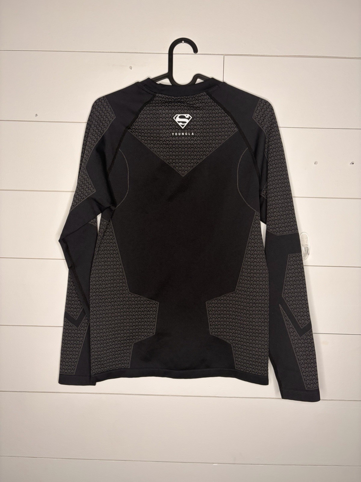 Young La Superman Compression T-Shirt Black, Large YoungLA RARE SOLD OUT NWOT! gallery