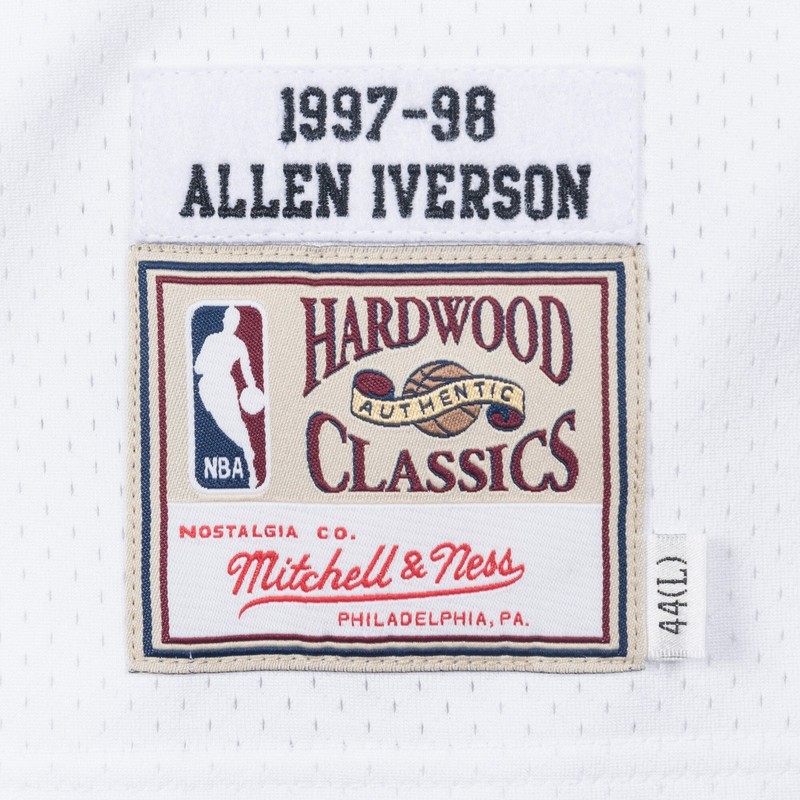 Mens Mitchell & Ness NBA AUTHENTIC JERSEY 76ERS 1997 ALLEN IVERSON gallery