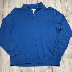 Linksoul Link Soul Shirt Men’s XL 1/4 Zip Golf Sweater Pull Over Athletic Blue