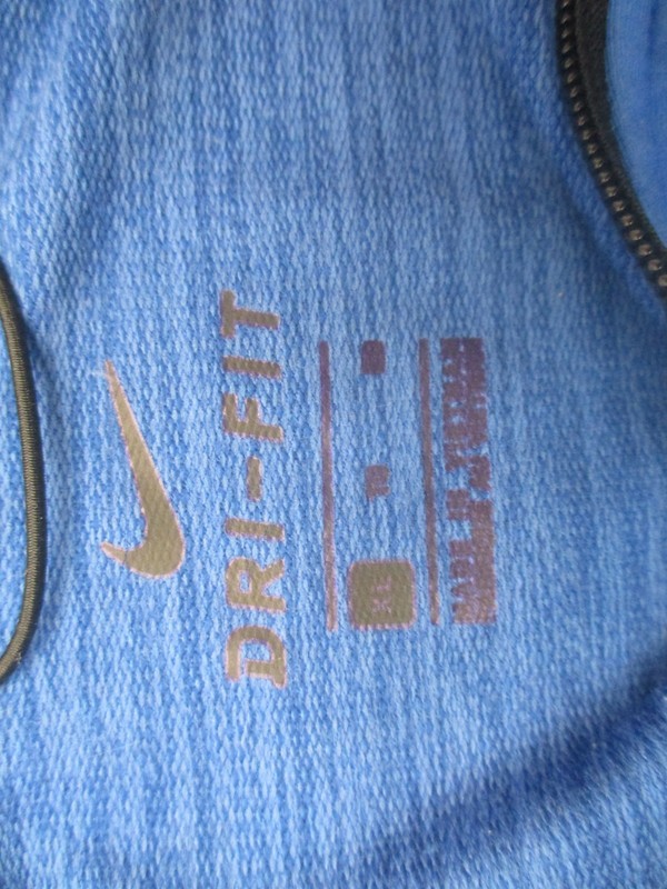 Nike Size XL Mens Blue Hooded Long Sleeve Logo Full Zip Activewear Jacket 178 gallery