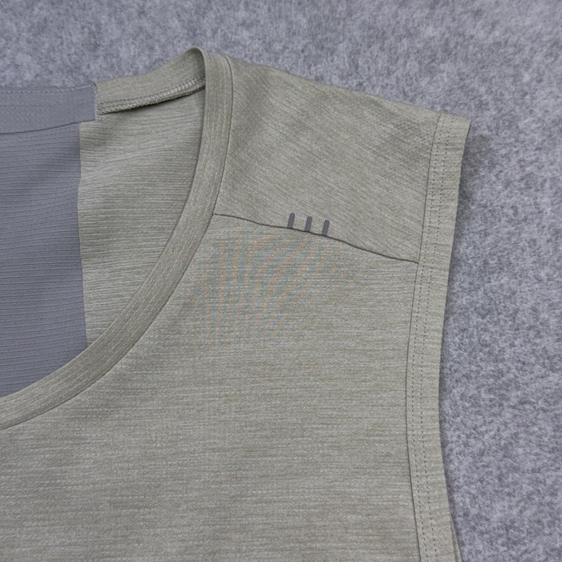 Lululemon Fast And Free Tank Top Mens XXL Beige Sleeveless Performance Running gallery