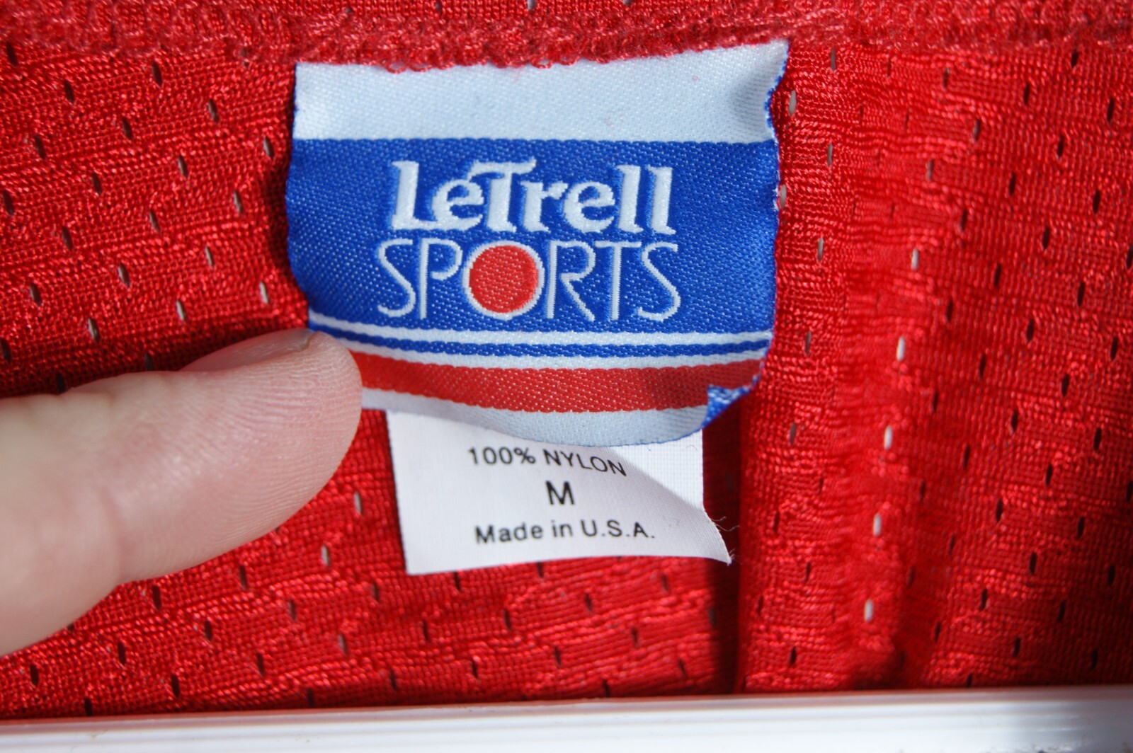 Letrell Sports Red with Black Baseball Jersey Men's Medium #45 gallery