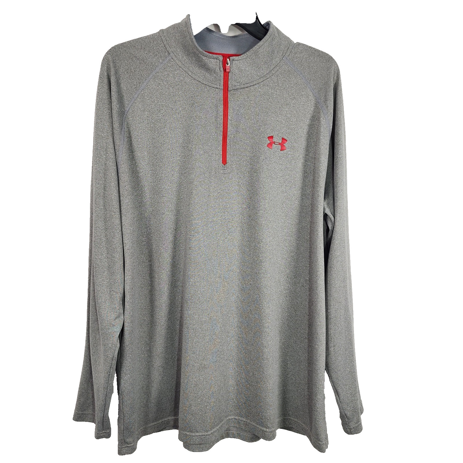 Under Armour Men's UA Tech 1/4 Zip Long Sleeve Shirt Size XL Heatgear Loose Gray gallery
