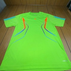 Adidas Climalite UEFA Champions League Soccer Jersey Neon Green Mens Large