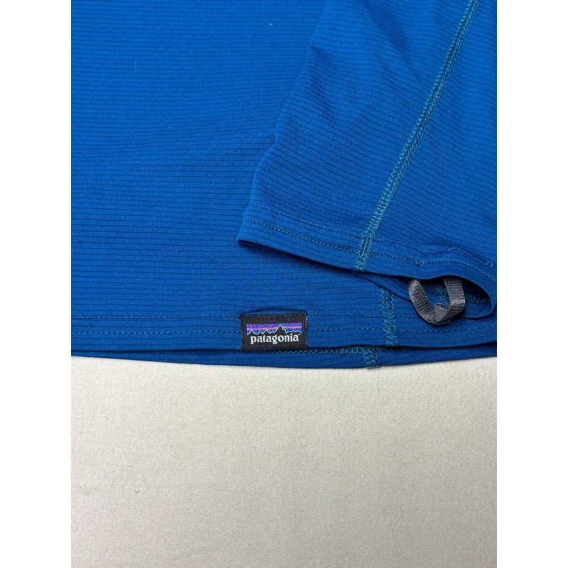Patagonia Capilene Lightweight 1/4 Zip Baselayer Blue Mens S 45570 SP17 gallery