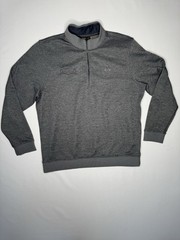 Under Armour Ash Grove Gray 1/4 Zip Pullover Men’s XL Excellent Used