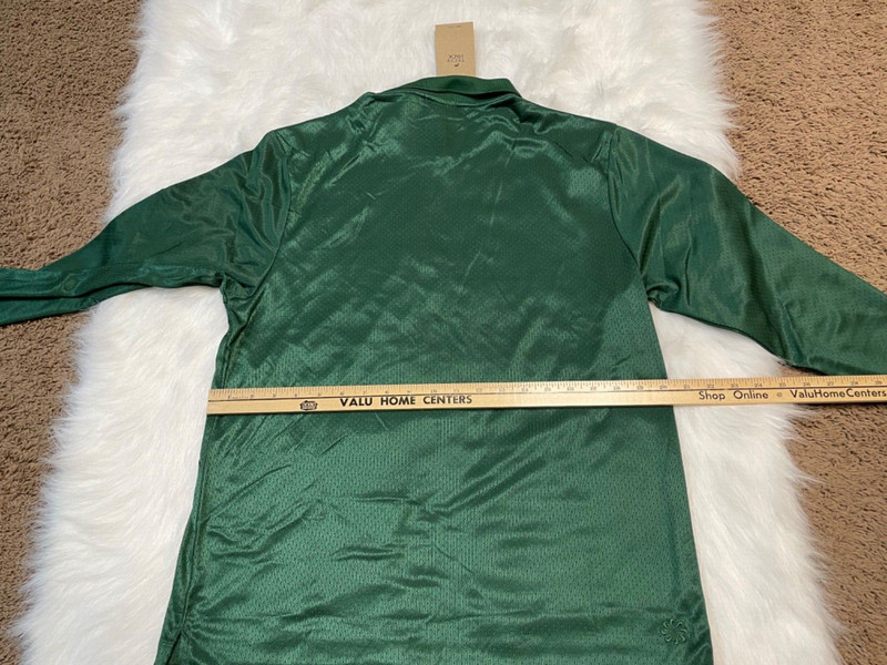 Nike Tech Pack Dri-Fit 1/2 Zip Long Sleeve Size Small Green Top FB7381-323 gallery