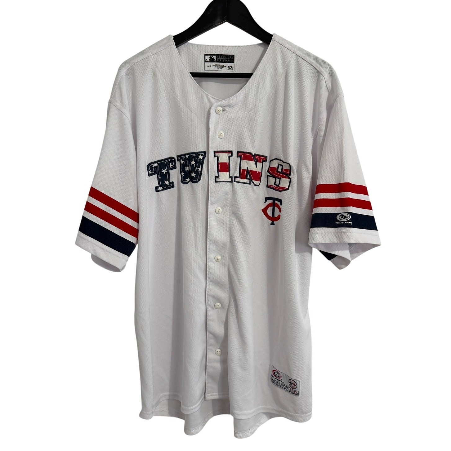 Minnesota Twins American Flag Baseball Jersey Size Large gallery