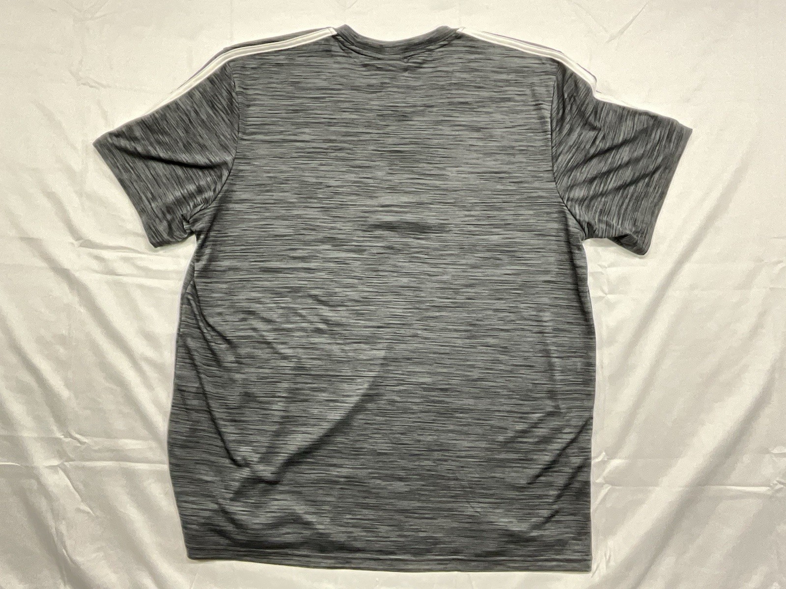Adidas Mens XL Training T Shirt 3s SS TEE Gray Black White Athletic Shirt NWT gallery