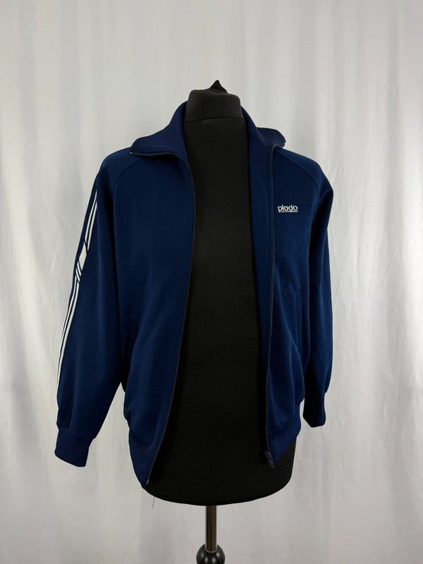 Hit Union Professional Plado Sportswear Jacket Blue Mens S 36 in Japan VTG 1980s gallery