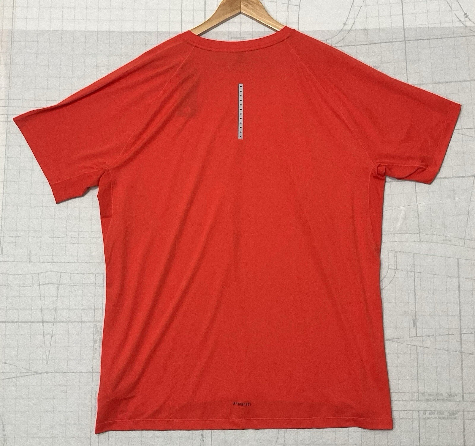 Men's Adidas Amplifier Regular Fit Training Gym T-Shirt Solid Red XXL 2XL gallery