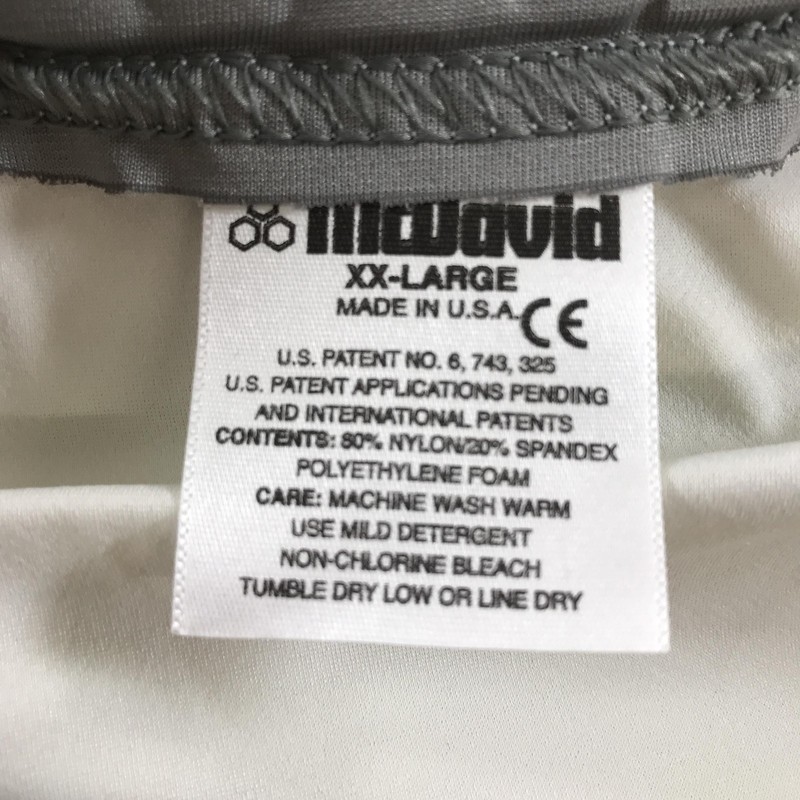 McDavid Tank Mens 2XL White Hexpad 5 Pad Bodyshirt Mesh Compression Padded 7870T gallery