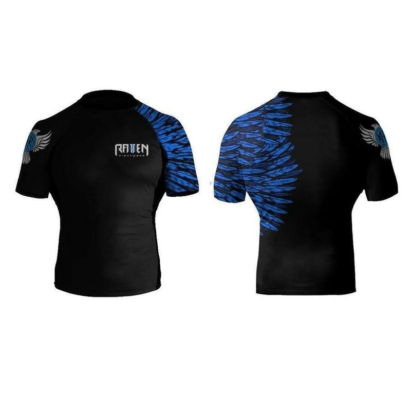 Raven Fightwear Aerial Assault BJJ Men's Short Sleeve Rashguard Various Colours gallery