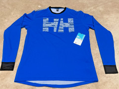 Helly Hansen HH Active Lifa Flow Mens XL Blue Ski Resort Long Sleeve Base Layer