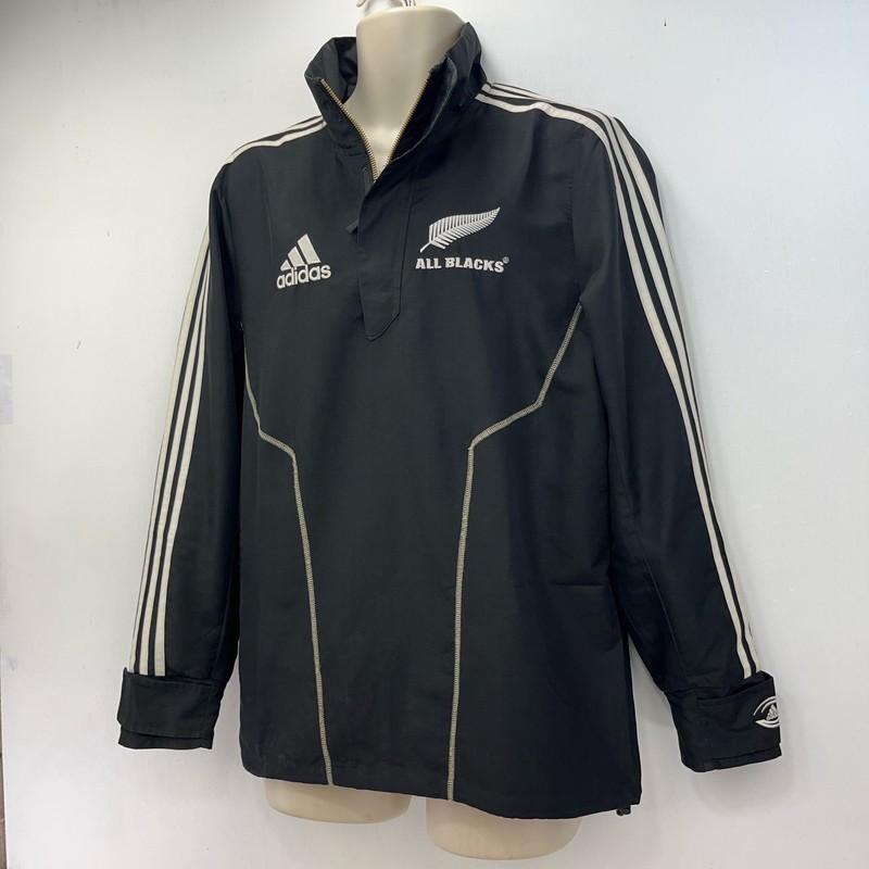 All Blacks Rugby Pullover Adidas 2011 Black Top Men's Size UK 36/38 Medium gallery