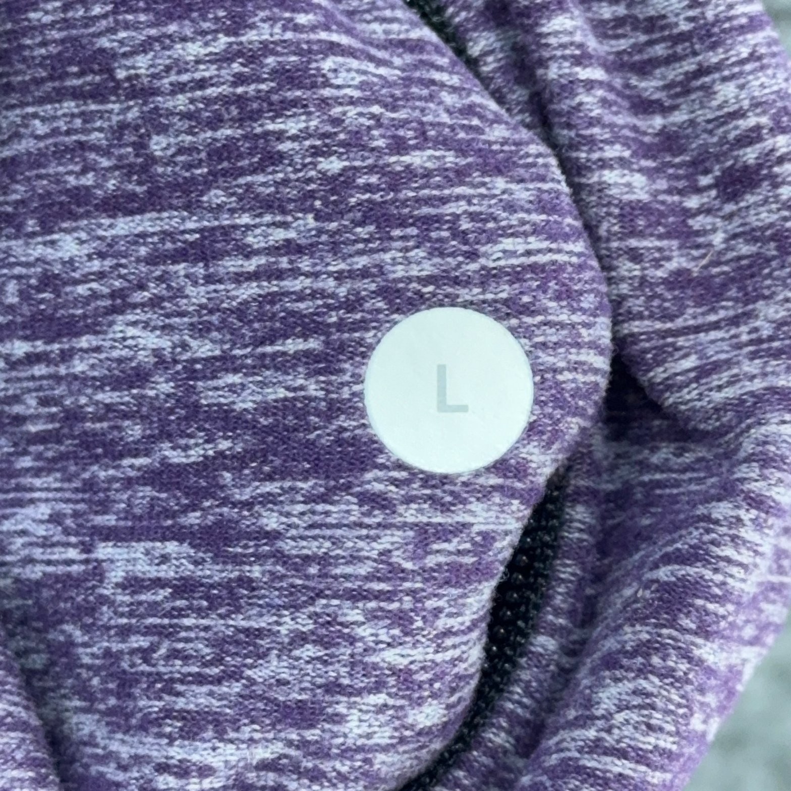 Lululemon Velocity 1/4 Zip Mens L Purple Gray Reflective Thumb Holes Pocket gallery
