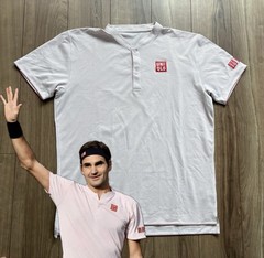 Roger Federer UNIQLO 2018 Basel Shirt size:L (JPN XL) RF Shanghai Paris