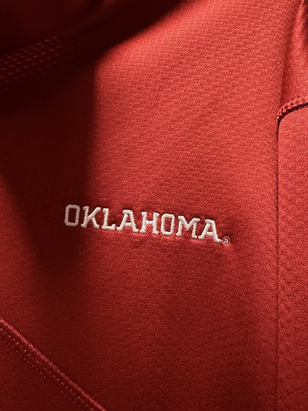 Nike Oklahoma Sooners Men's 1/4 Zip Pullover Dri-Fit Performance Wicking 2XL gallery
