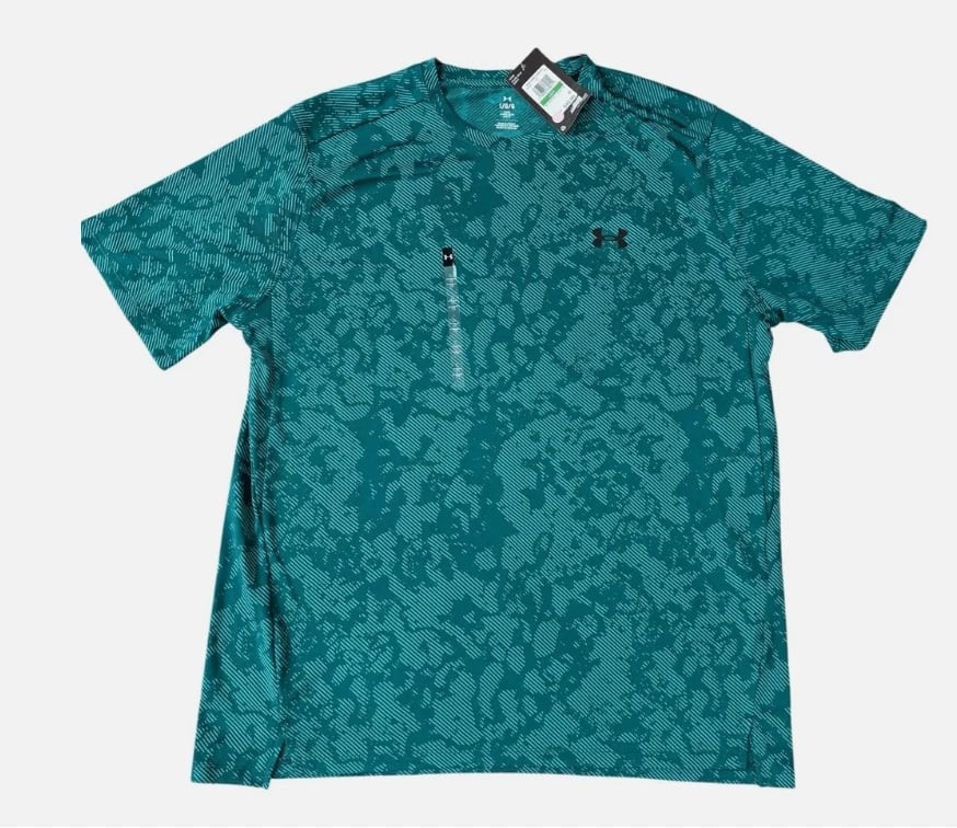Under Armour Tech Vent Tee Men’s Geode Green T-Shirt New size 2XL