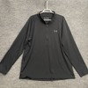Under Armour 1/2 Zip Pullover Men's Sz 2XL Black HeatGear Long Sleeve gallery