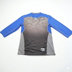 Nike Men’s Medium Pro MLB Authentic Collection 3/4 Sleeve Shirt Dri-Fit Camo