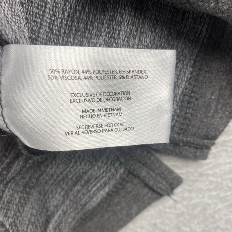 Orvis Medium Gray 1/4 Zip Pullover Long Sleeve Mock Neck Rayon Blend Top gallery