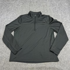 The North Face Pullover Mens XL Gray FlashDry 1/4 Zip Long Sleeve Running Hiking