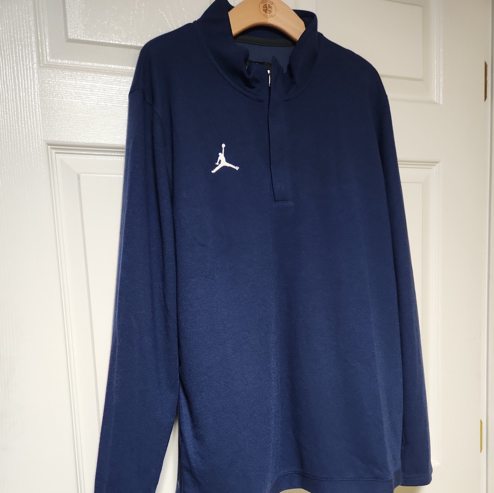 Jordan Jumpman 1/4 Zip Pullover Navy Men's L Mock Neck Long Sleeve NWT gallery