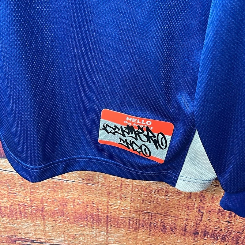 H&M Harlem USA Oversized Fit Long-Sleeve Mesh Jersey gallery