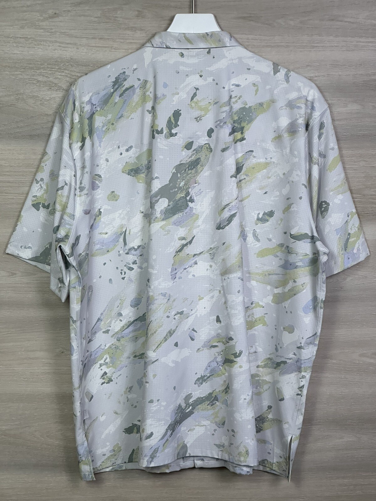 Lululemon Airing Easy Collar Short Sleeve Size XL Variegated Bloom VBFY 75067 gallery