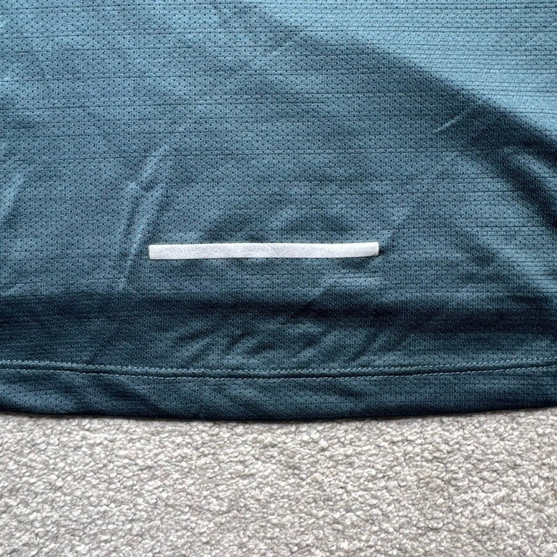 NWT Pine Green Reflective Nike Running Shirt gallery